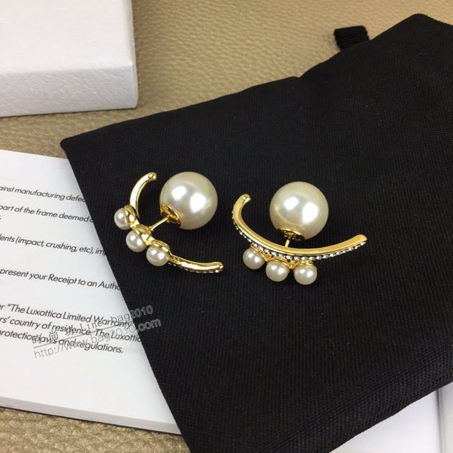 Dior飾品 迪奧經典熱銷款大小珠耳釘耳環  zgd1448